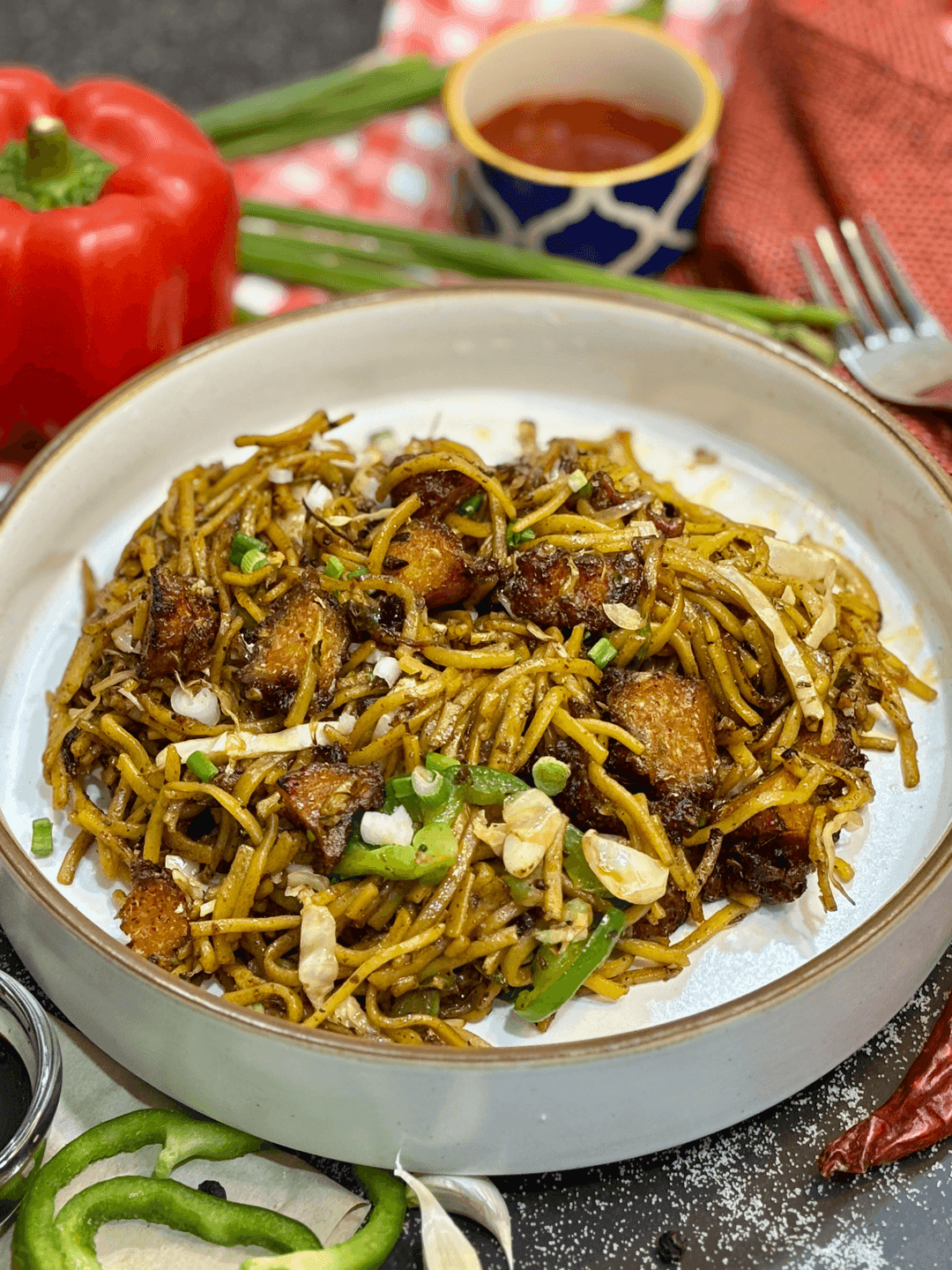 Manchurian Hakka Noodles